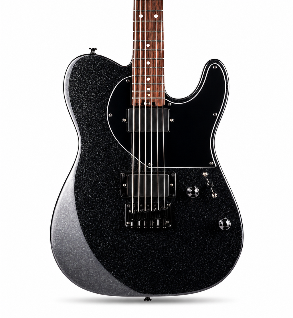 Eart TL-281 Black Electric Guitar – Roasted Maple Neck