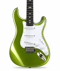 Green ST-Style Electric Guitar – SSS Pickups, Beginner Friendly