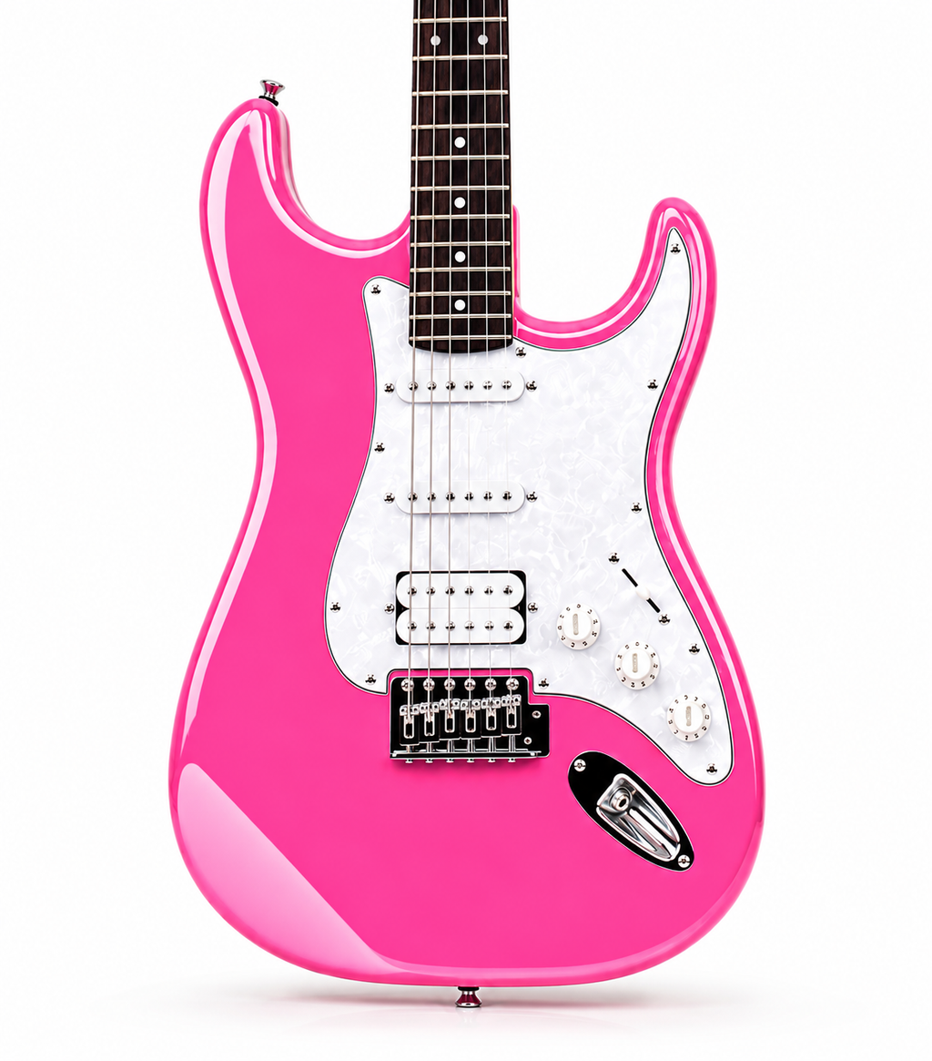 GALYDA 39-Inch HSS Electric Guitar Kit – Gloss Finish
