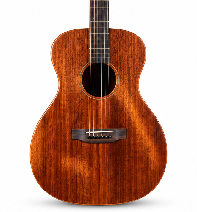 41 Inch All-Solid Mahogany Acoustic Guitar | Handmade Dreadnought | Ebony Fretboard | Full Size Professional Guitar