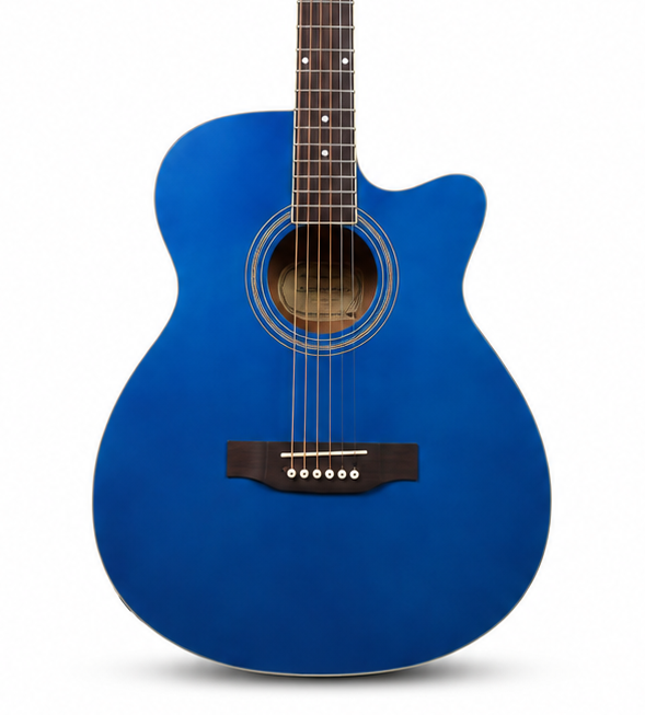40-Inch 6-String Acoustic Guitar | Basswood Body & Gloss Finish