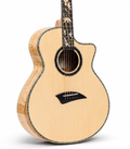 40" Handmade Cutaway Acoustic Guitar | All-Solid Wood | Sapele Neck & Mahogany Body | Premium Finish