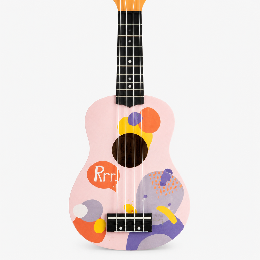 21-Inch Wooden Beginner Ukulele for Students