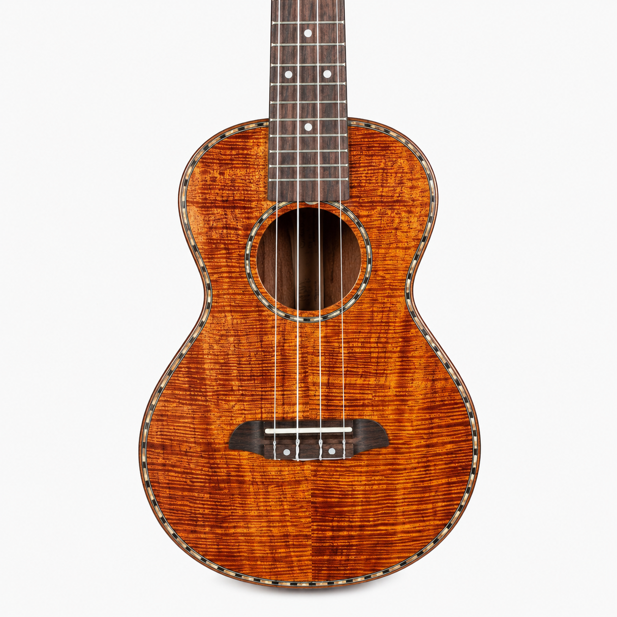 Custom Handmade Tenor Ukulele with Ebony Fingerboard