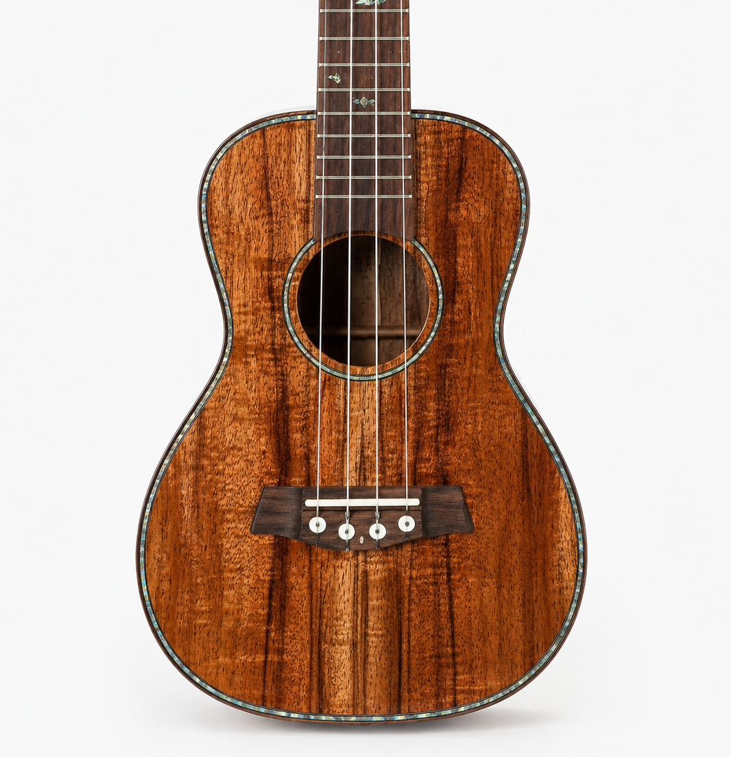 24-Inch Concert Koa Ukulele with Accessories