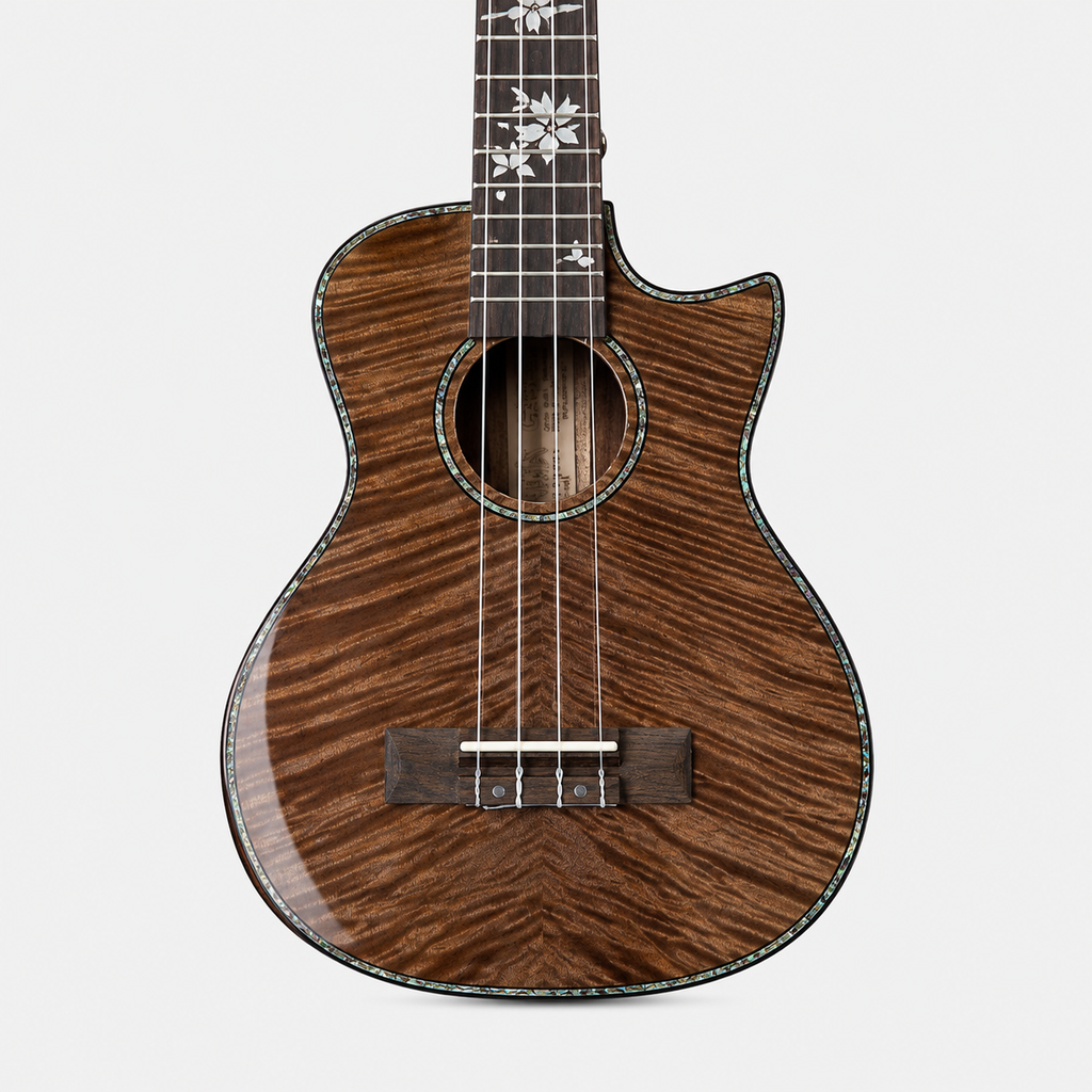 Gloss Tiger Pattern Ukulele, 23 or 26 Inch