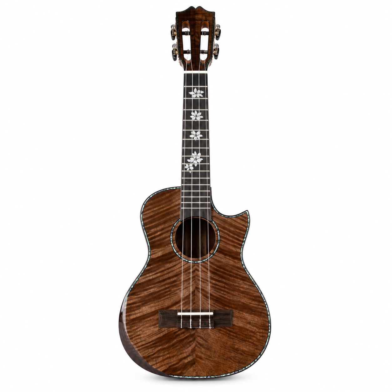 Gloss Tiger Pattern Ukulele, 23 or 26 Inch