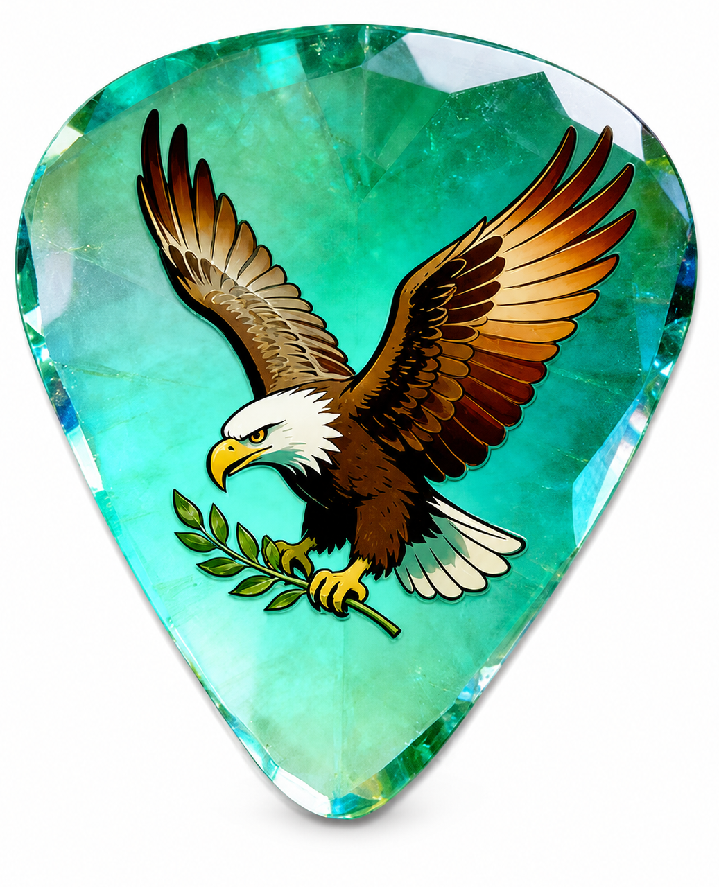 Bald Eagle Guitar Picks Set