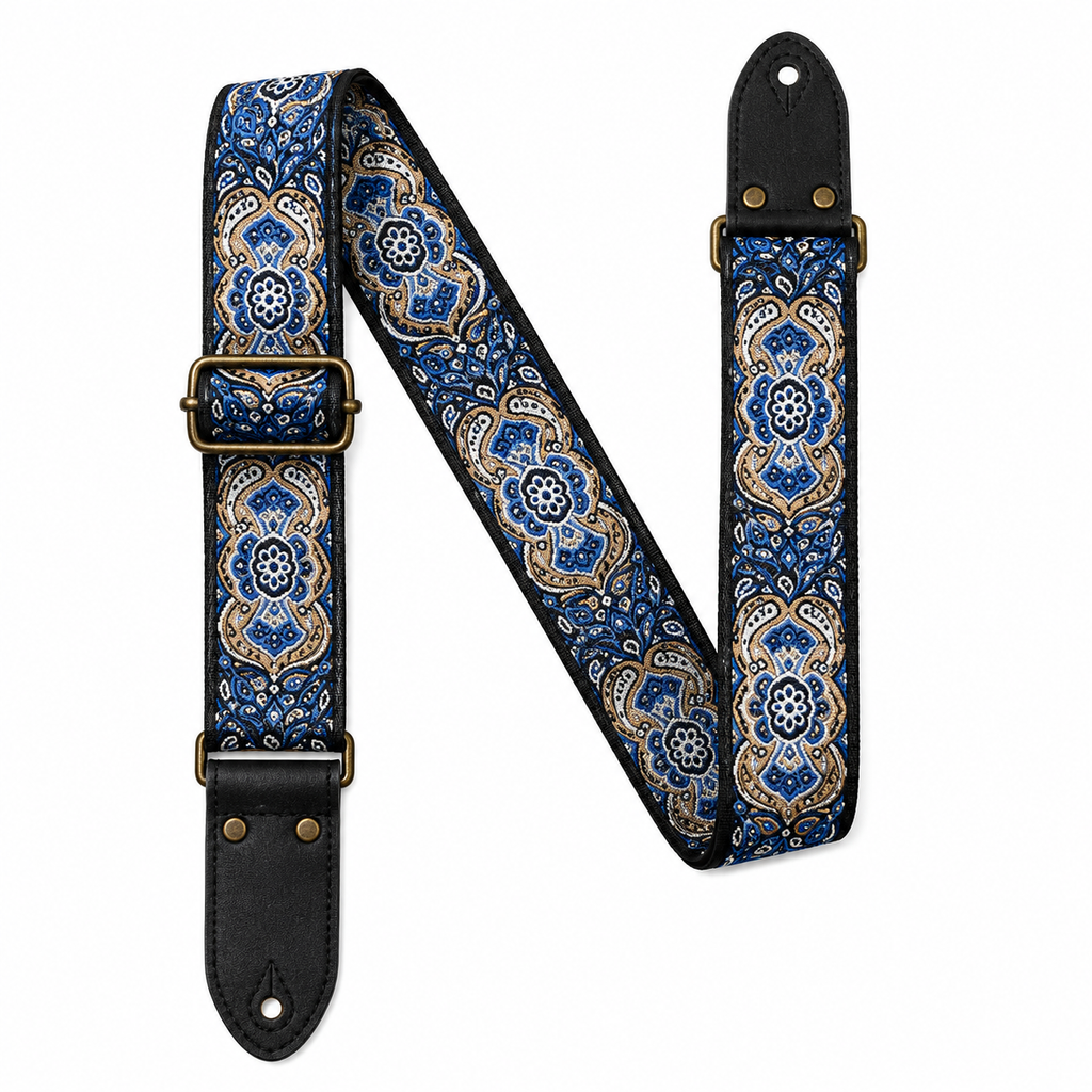 Western Floral Guitar Strap