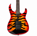 6-String Electric Guitar – Black Hardware, Rosewood Fretboard, Fully Customizable