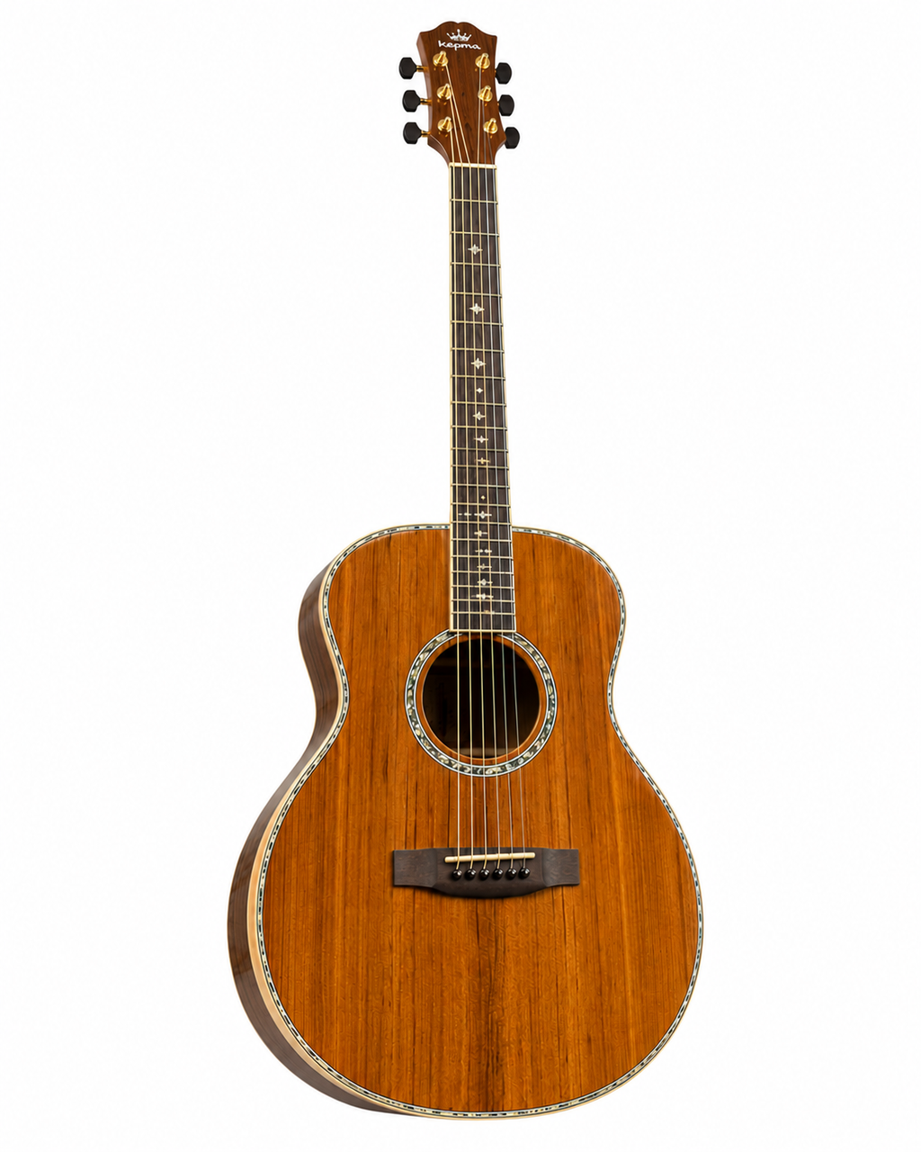 High Quality 36 Inch All Solid Acoustic Guitar with Santos Rosewood Back/Side