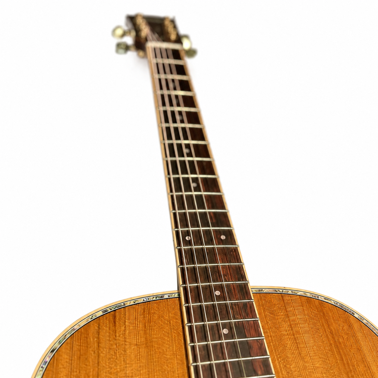 High Quality 36 Inch All Solid Acoustic Guitar with Santos Rosewood Back/Side