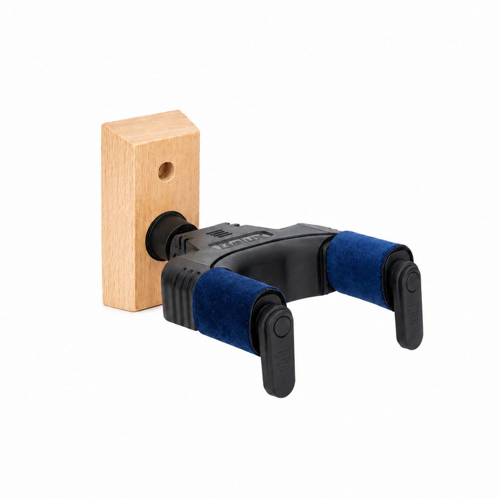 GALUX GH-110W Gravity Self-Locking Guitar Wall Hanger — Zinc Alloy, Universal Fit