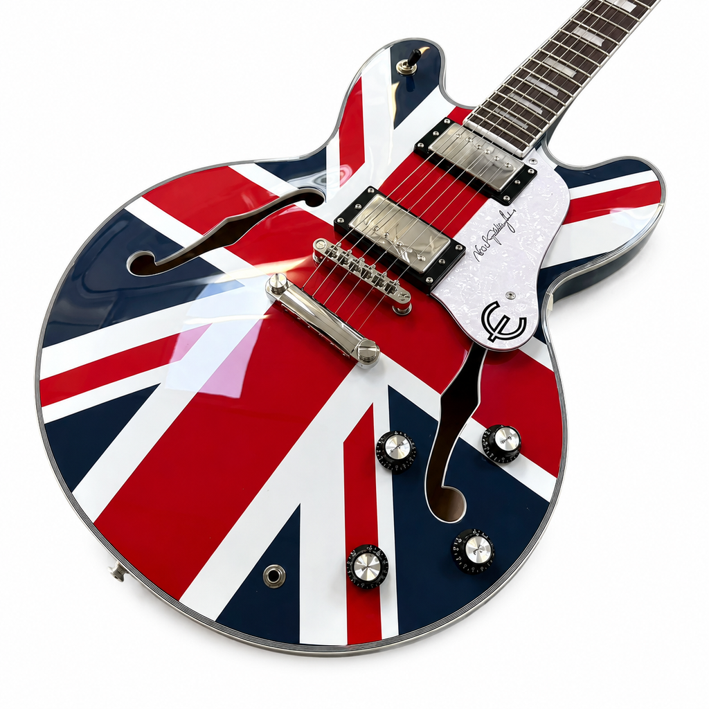 UK Flag Mini Electric Guitar Decor