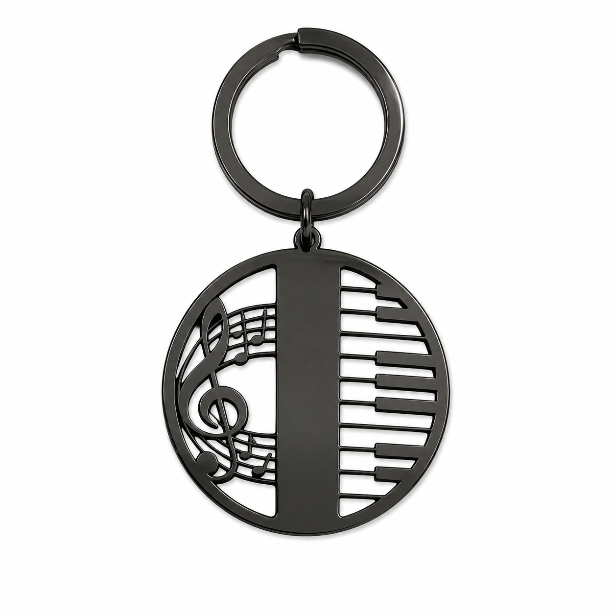 Gold Musical Note Piano Keychain Gift