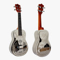 Aiersi 24-Inch Brass Resonator Concert Ukulele