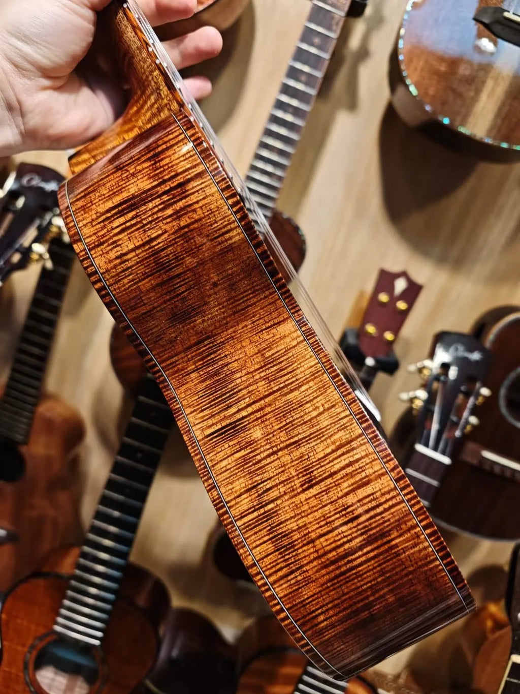 Custom Handmade Tenor Ukulele with Ebony Fingerboard