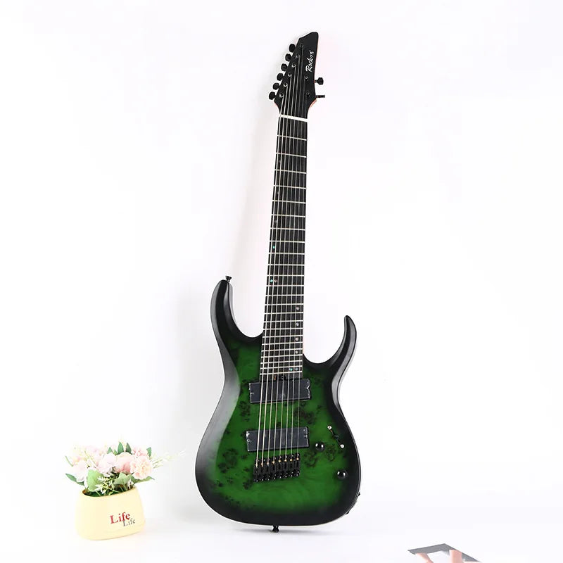 8-String Oblique Electric Guitar – Modern Extended Range Design