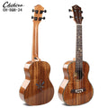 24-Inch Concert Koa Ukulele with Accessories