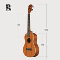 R-Style 24-Inch Mahogany Tenor Ukulele for Beginners