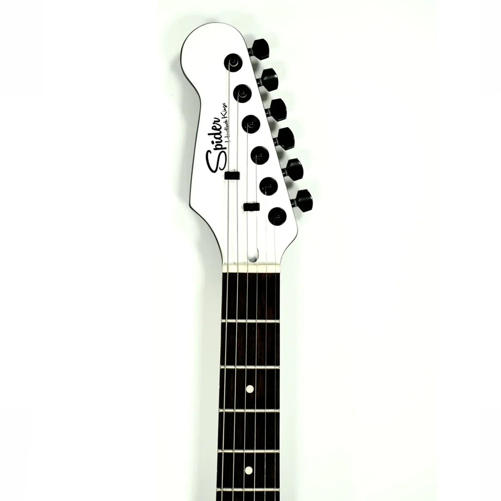 Hardluck Kings Firebird Spider Electric Guitar – Matte Black with Hard Case