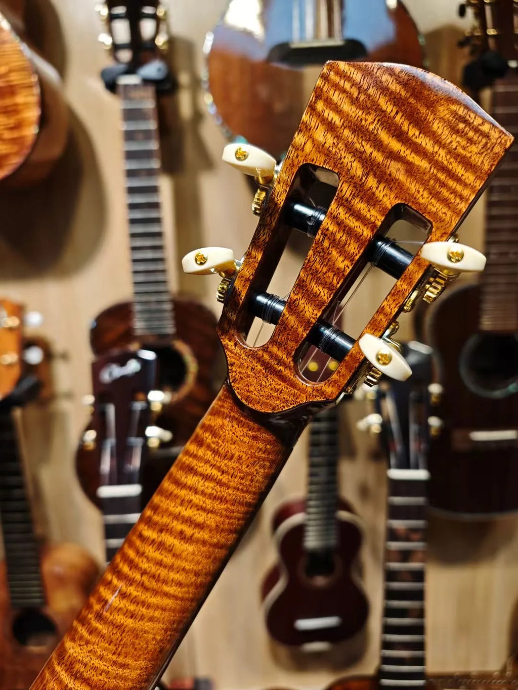Custom Handmade Tenor Ukulele with Ebony Fingerboard