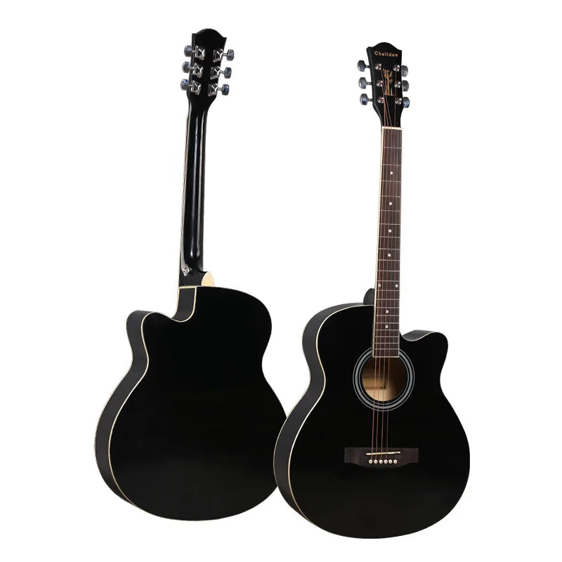 40-Inch 6-String Acoustic Guitar | Basswood Body & Gloss Finish