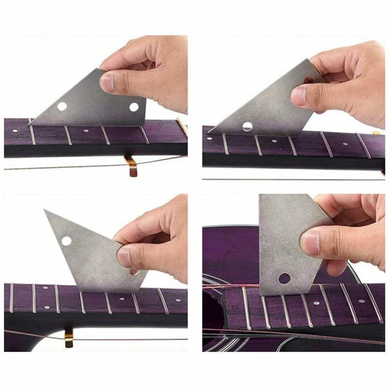 Guitar Fret Crowning File Set – Leveling & Repair Protectors