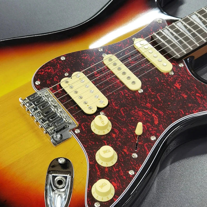 Sunburst JM-Style Electric Guitar – Roasted Maple Neck