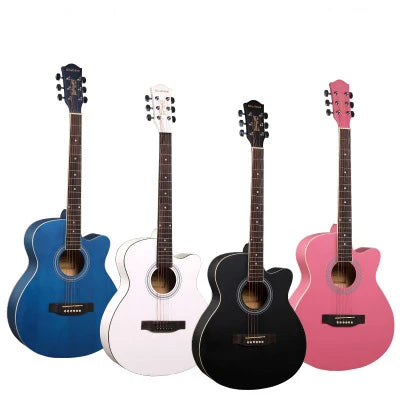 40-Inch 6-String Acoustic Guitar | Basswood Body & Gloss Finish
