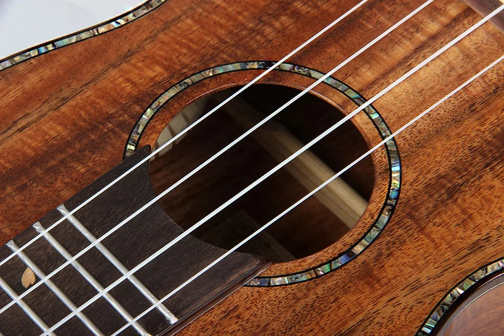 24-Inch Concert Koa Ukulele with Accessories