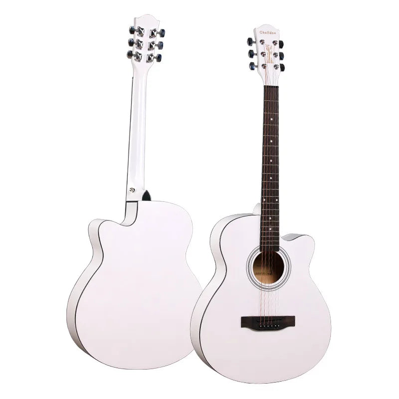 40-Inch 6-String Acoustic Guitar | Basswood Body & Gloss Finish