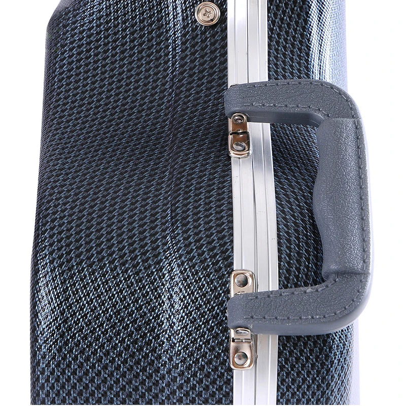 Hard Shell Case for Classic/Acoustic Guitar, OEM, Reinforced ABS, Shockproof & Waterproof, Blue Plush Lining