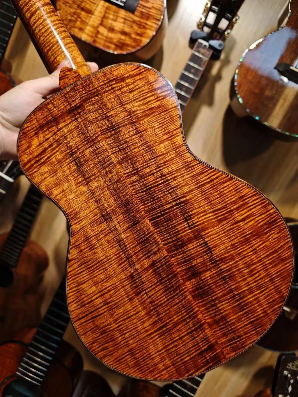 Custom Handmade Tenor Ukulele with Ebony Fingerboard