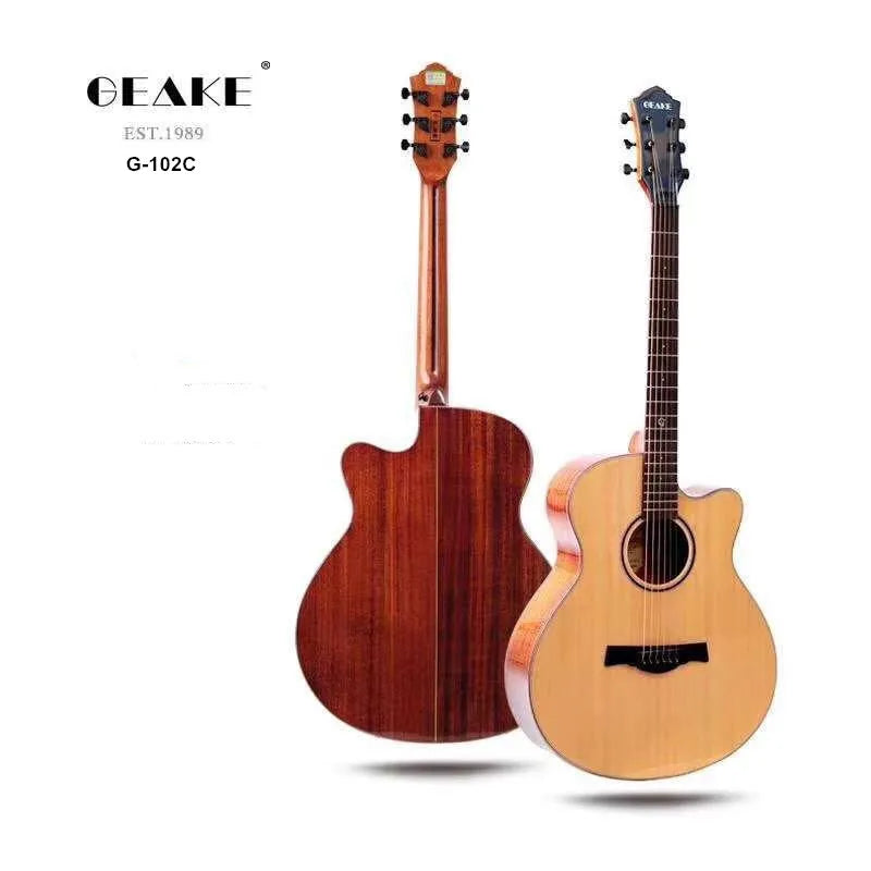 G-102C 40-Inch Beginner Acoustic Guitar – Full Size, Excellent Quality, Unbeatable Factory Price