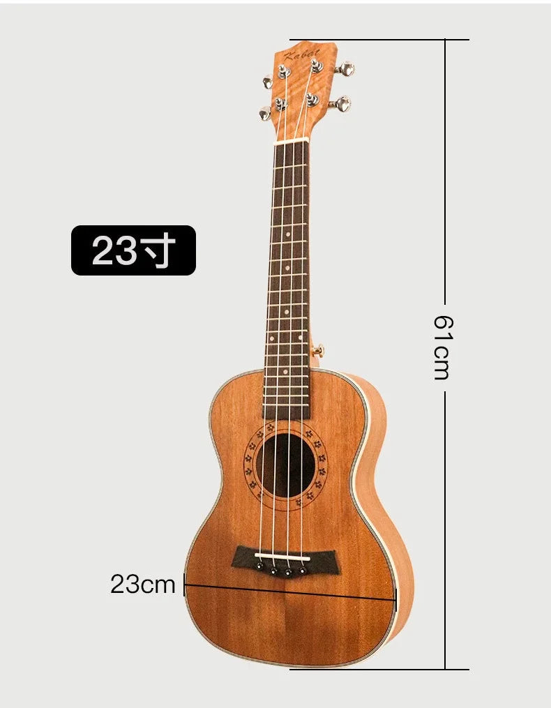 Kabat 23-Inch Mahogany Concert Ukulele with Matte Finish
