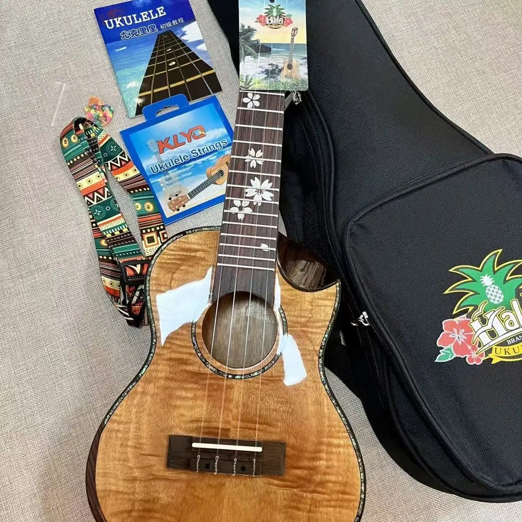 Gloss Tiger Pattern Ukulele, 23 or 26 Inch