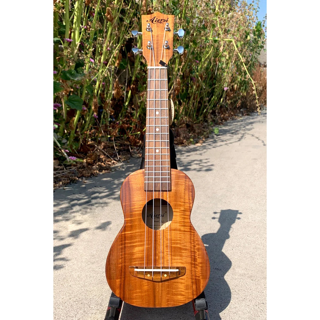 Premium Solid Koa Ukulele for Concert and Tenor Players