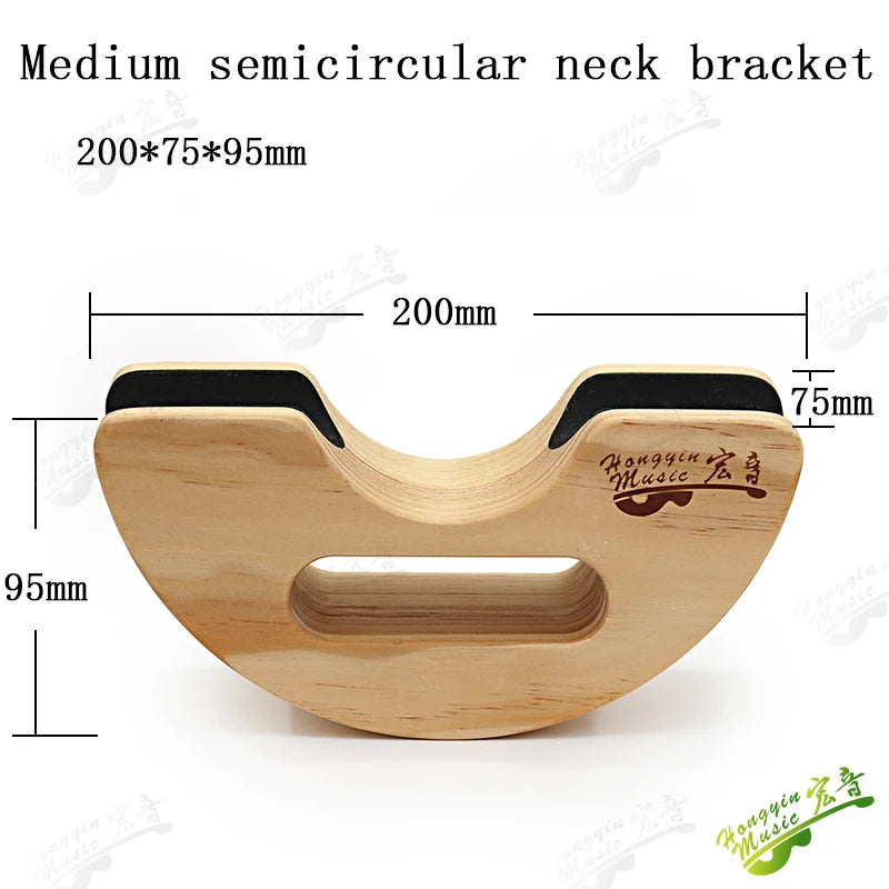 Guitar Neck Rest Support, Cork-Lined Wooden Caul for Acoustic & Electric Guitar Maintenance