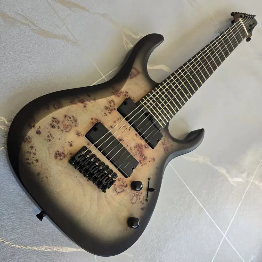 8-String Oblique Electric Guitar – Modern Extended Range Design