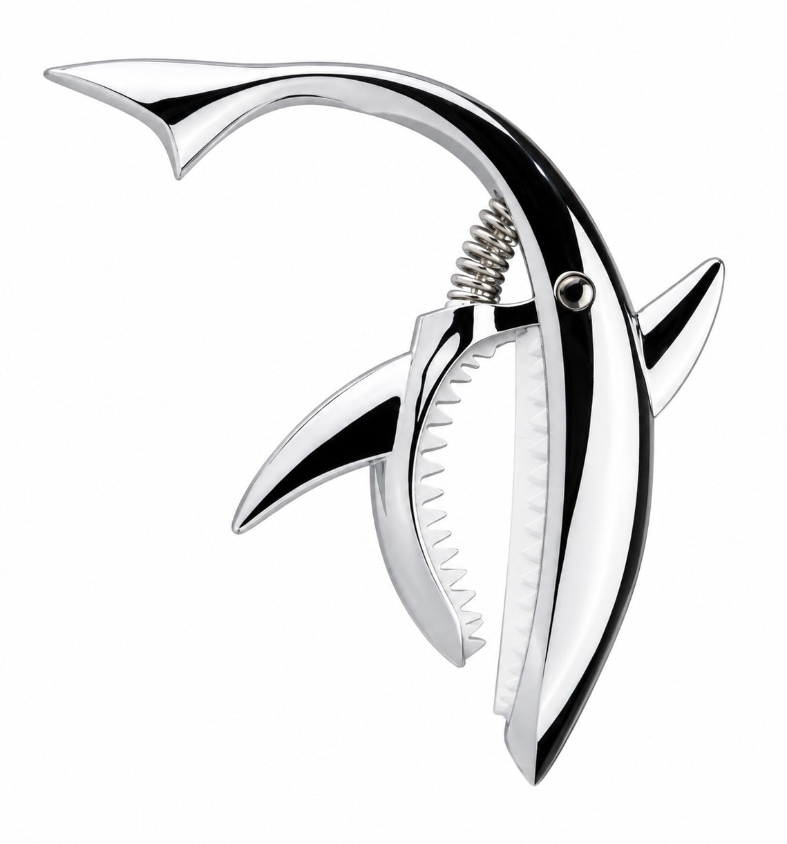 Shark Guitar Capo — Unique Metal Design for Acoustic & Electric Guitar