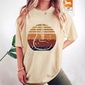 Fashion Joker Casual Shoulder Short Sleeve T-shirt Guitar Print