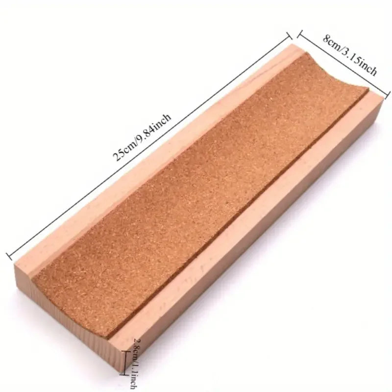 Wood Guitar Neck Rest Cradle — Luthier Support Caul for Guitar, Bass & Ukulele