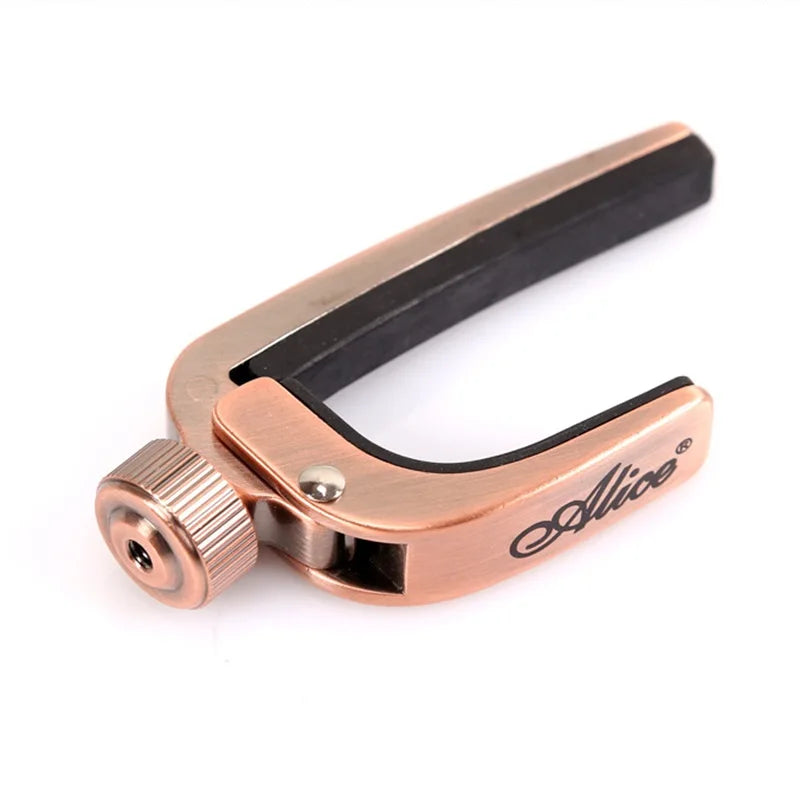 Universal Spring Capo for Guitar, Bass & Ukulele — Metal, Quick-Change