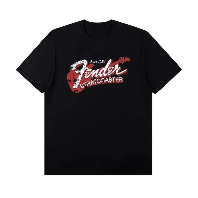Jimi Hendrix T Shirt 2026 New Electric Guitar Graphic Cotton Blend Men Women Unisex Oversized Fender Style Rock Streetwear Top