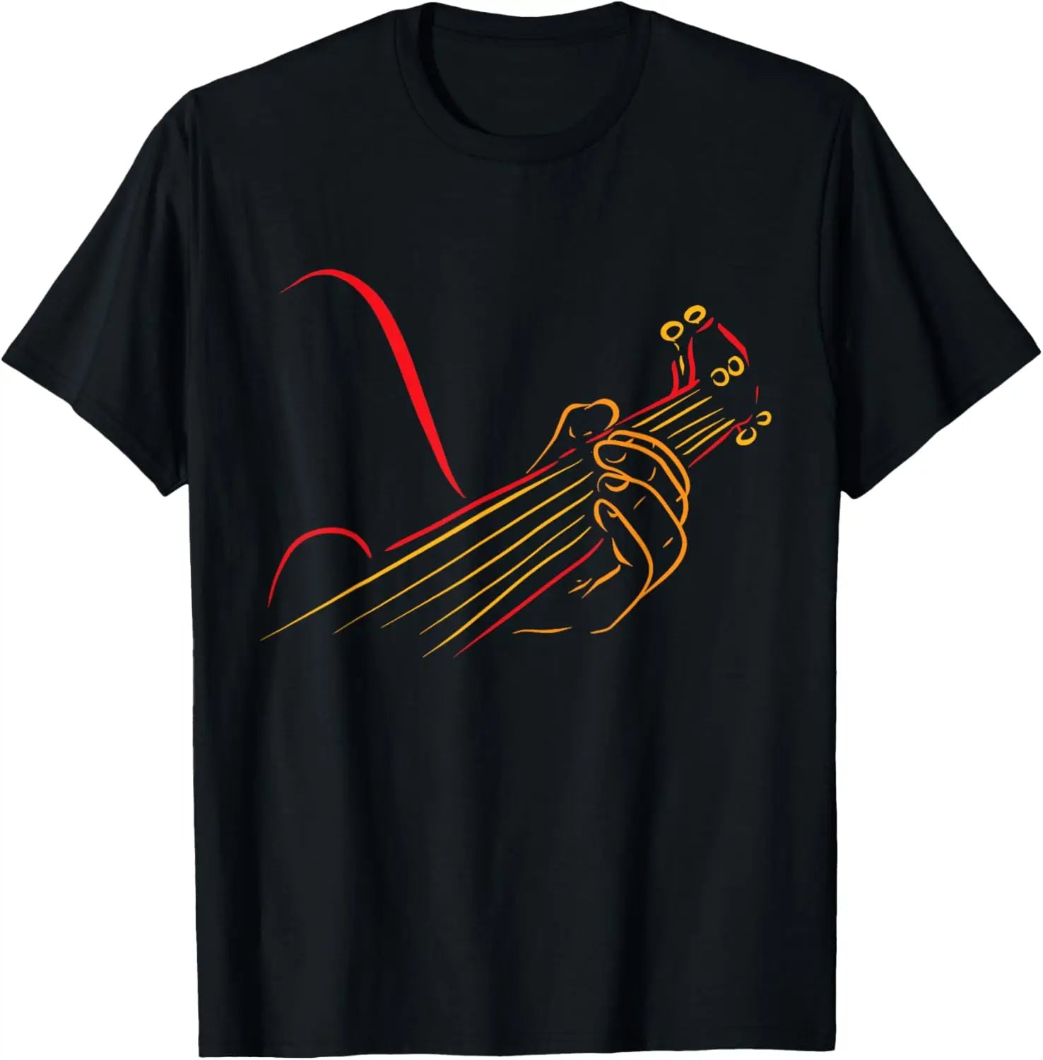 Short Sleeve  T-shirt Band Costume for Guitarist Customizable Graphic T Shirts Mens Clothing Camisas Streetwear