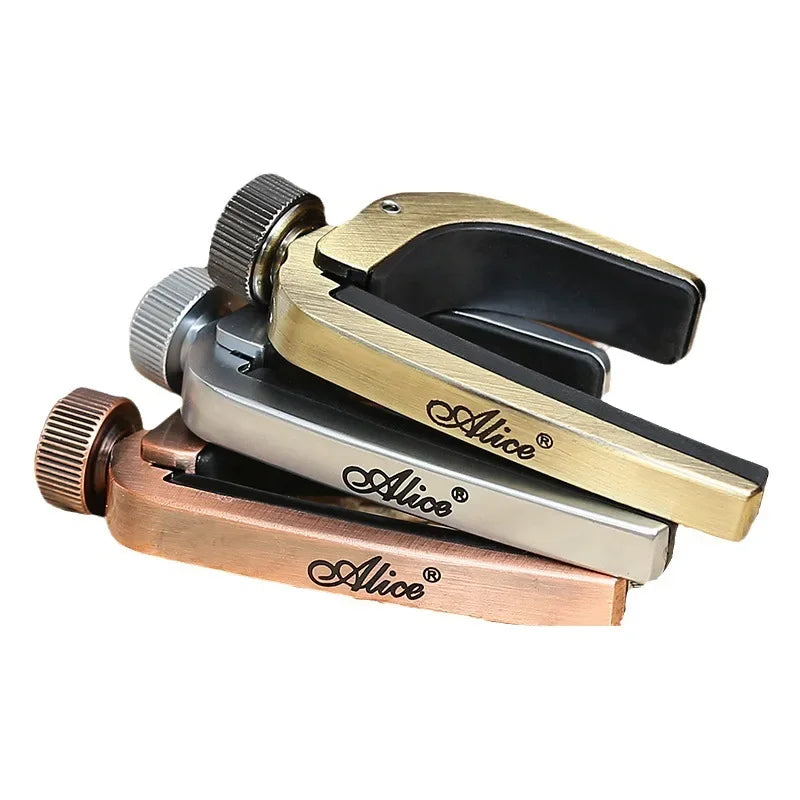 Universal Spring Capo for Guitar, Bass & Ukulele — Metal, Quick-Change