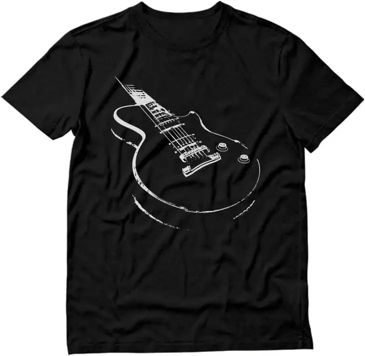 Women's Guitar T-Shirt - A stylish and casual graphic tee for musicians and music lovers.Summer Streetwear graphic t shirts Y2K