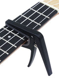 Ukulele Capo — Lightweight Tuning Clamp for 4-String & Acoustic Guitar