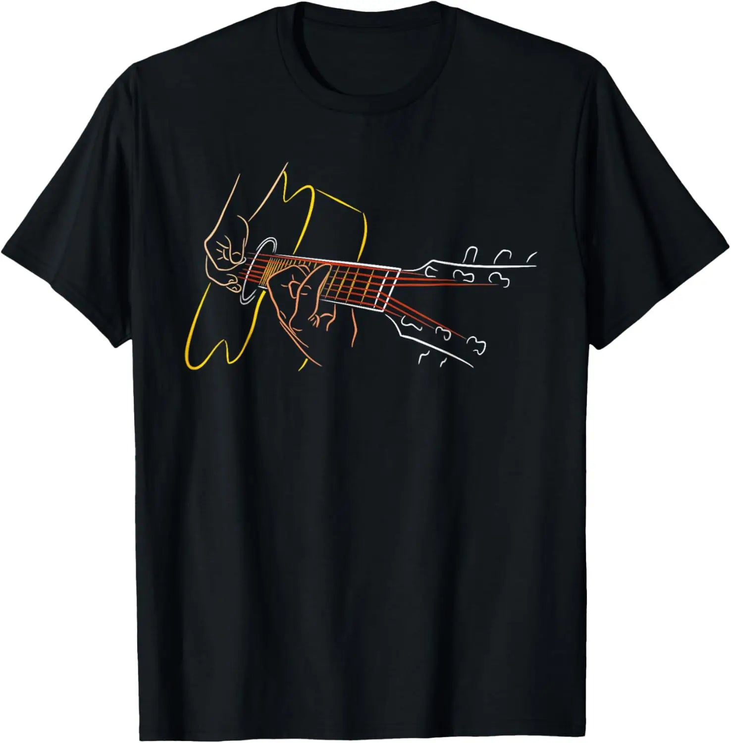 Short Sleeve  T-shirt Band Costume for Guitarist Customizable Graphic T Shirts Mens Clothing Camisas Streetwear